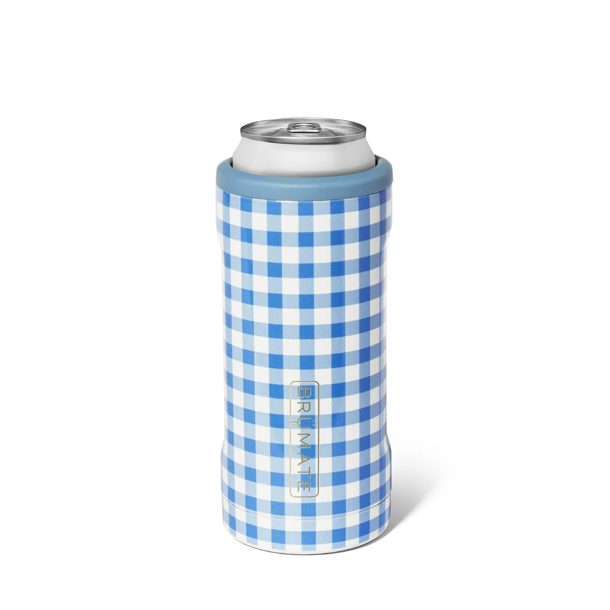 Brumate Hopsulator Slim Capri Gingham | 12oz Slim Cans
